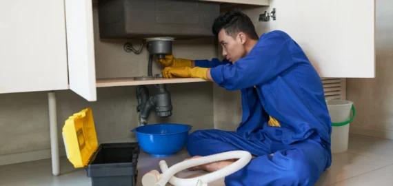 asian-plumber-blue-overalls-clearing-blockage-drain_result