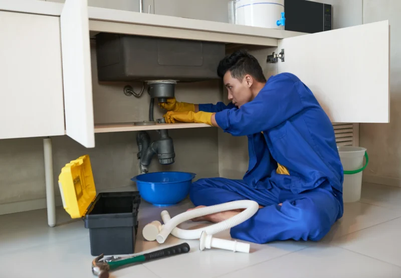 asian-plumber-blue-overalls-clearing-blockage-drain_result